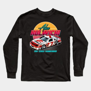 Alan Kulwicki 80s Retro Long Sleeve T-Shirt